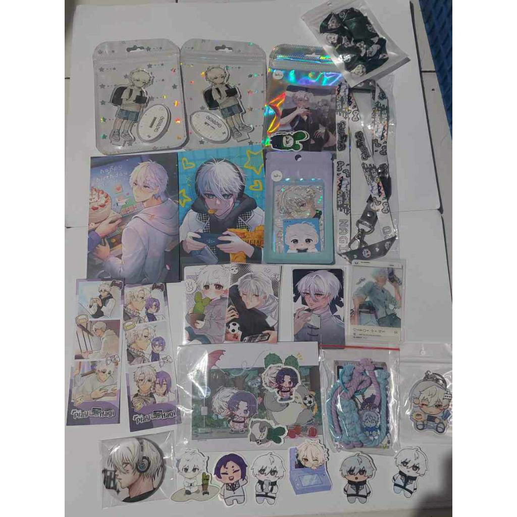 Postcard, Photocard, Keyachain, Acrylic Standee, Lanyard, Sticker Nagi Seishiro Birthday - Play with