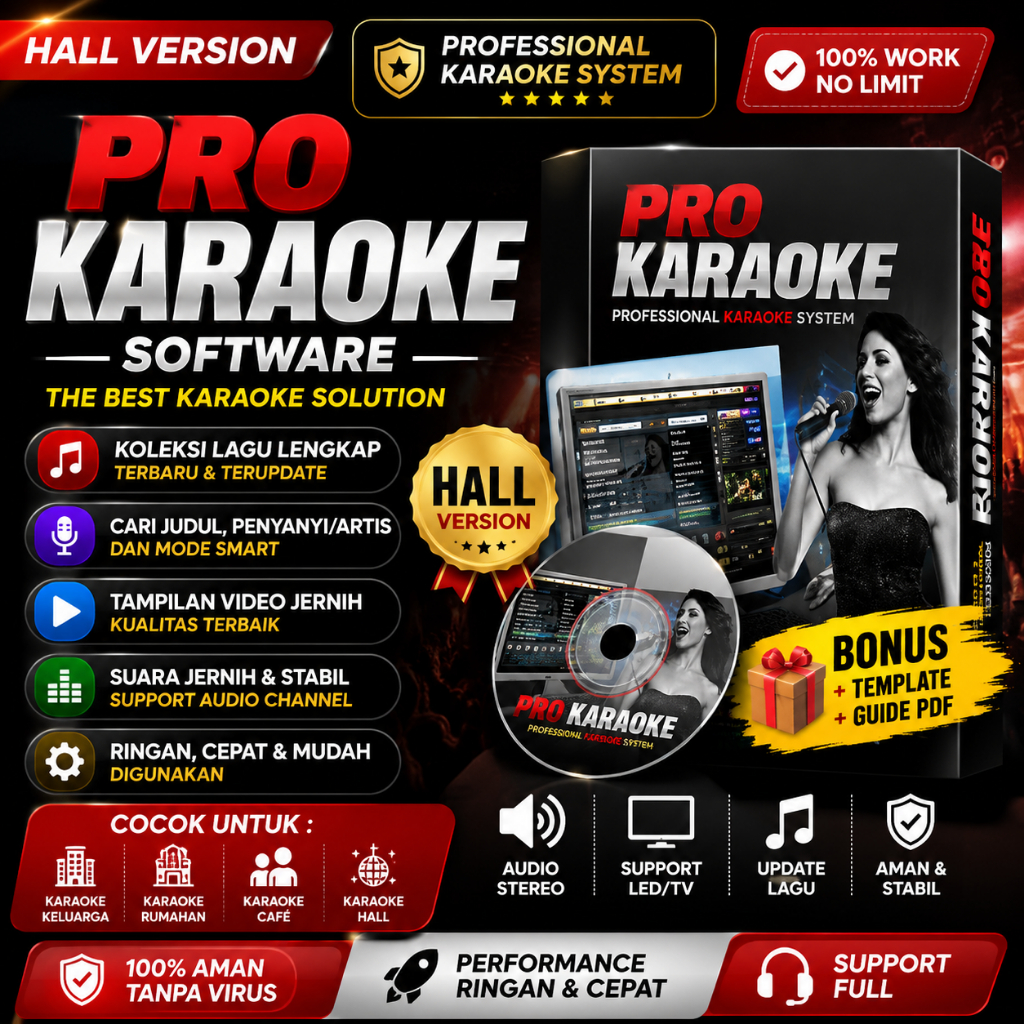 Software Pro Karaoke 10 Hall Edition Offline Full Version