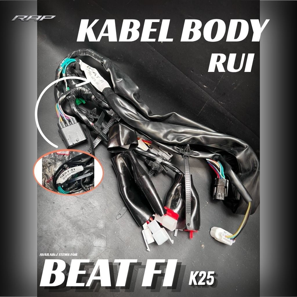 KABEL BODY BEAT FI K25 / KABEL BODI BEAT INJEKSI KODE K25 RUI