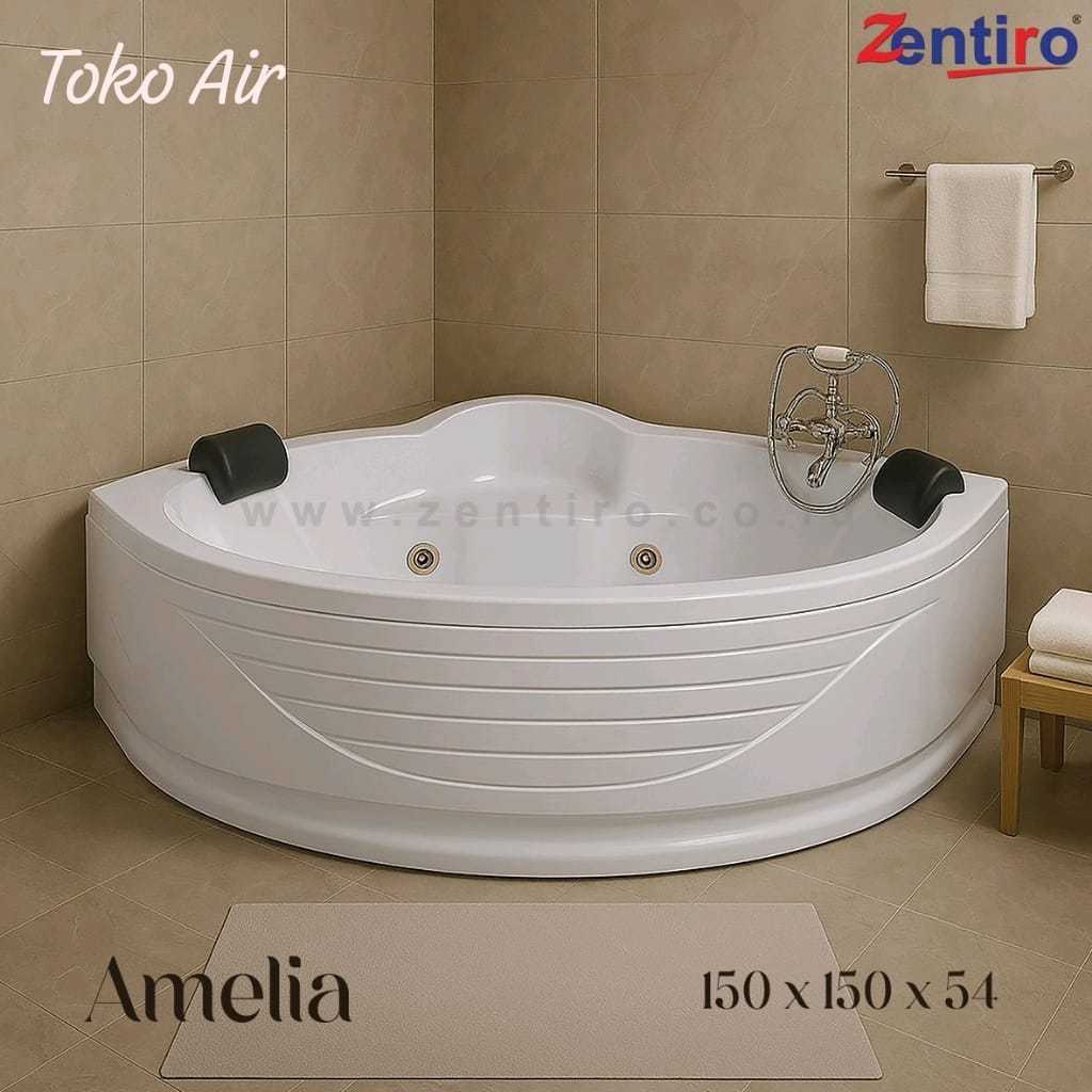 Bathtub ZENTIRO Bathtub Sudut Amelia | Bathtub Corner