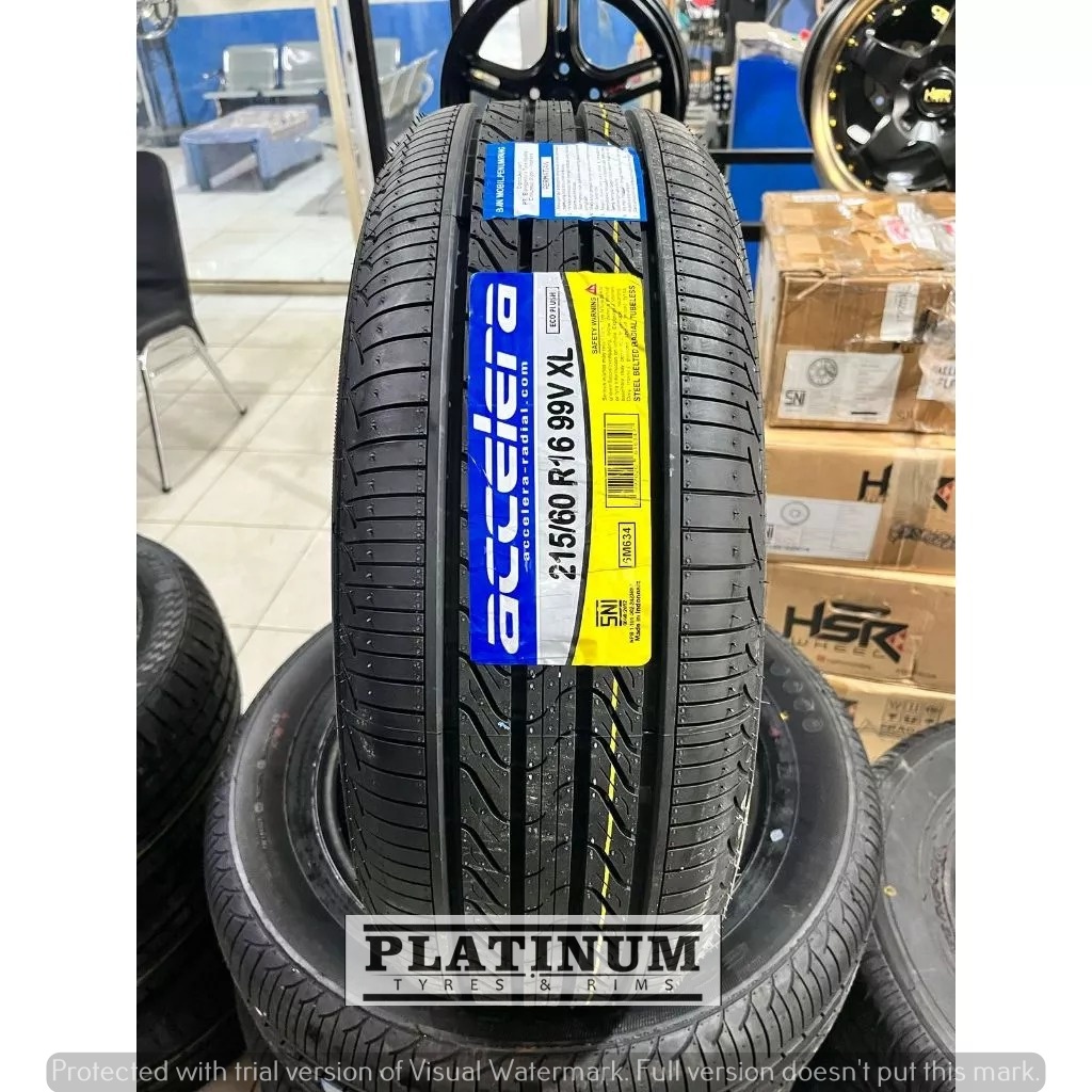 BAN MOBIL BARU ACCELERA ECO PLUSH 215 60 R16 II JUAL BAN TUBLES 215/60 R16 ACCELERA ECO PLUSH