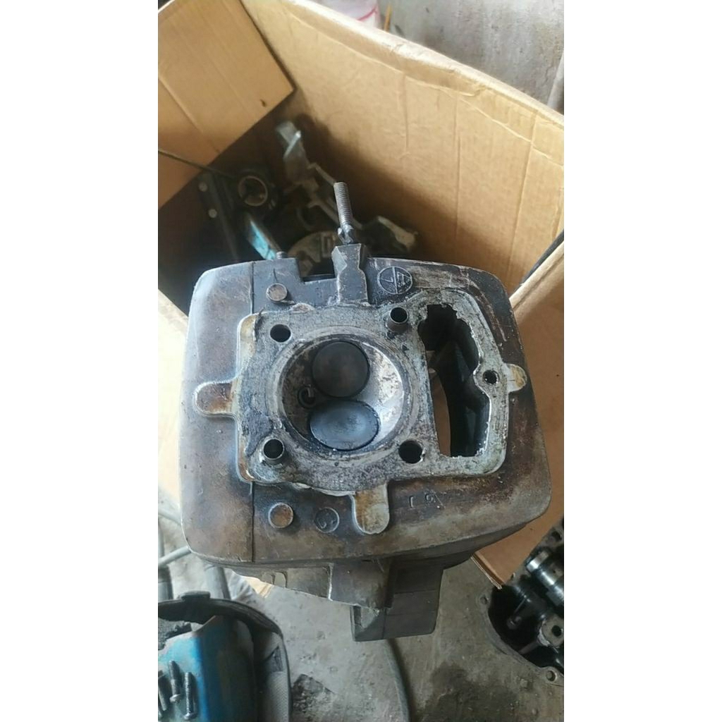head kop viar 150cc original copotan set isi klep per saja tanpa capil dan noken pnp cb gl mp