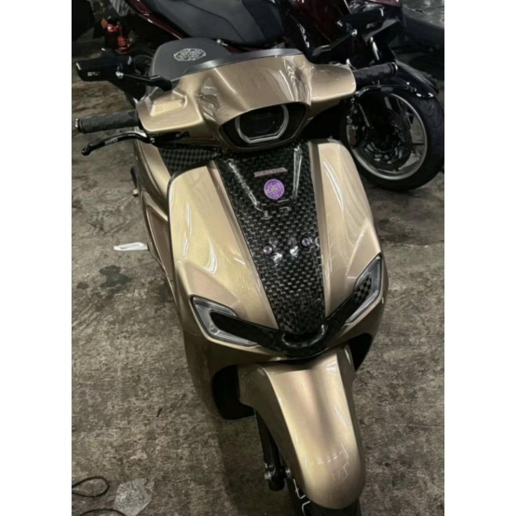 CAT PU BROWN GOLD KUALITAS PREMIUM CAT MOBIL CAT MOTOR