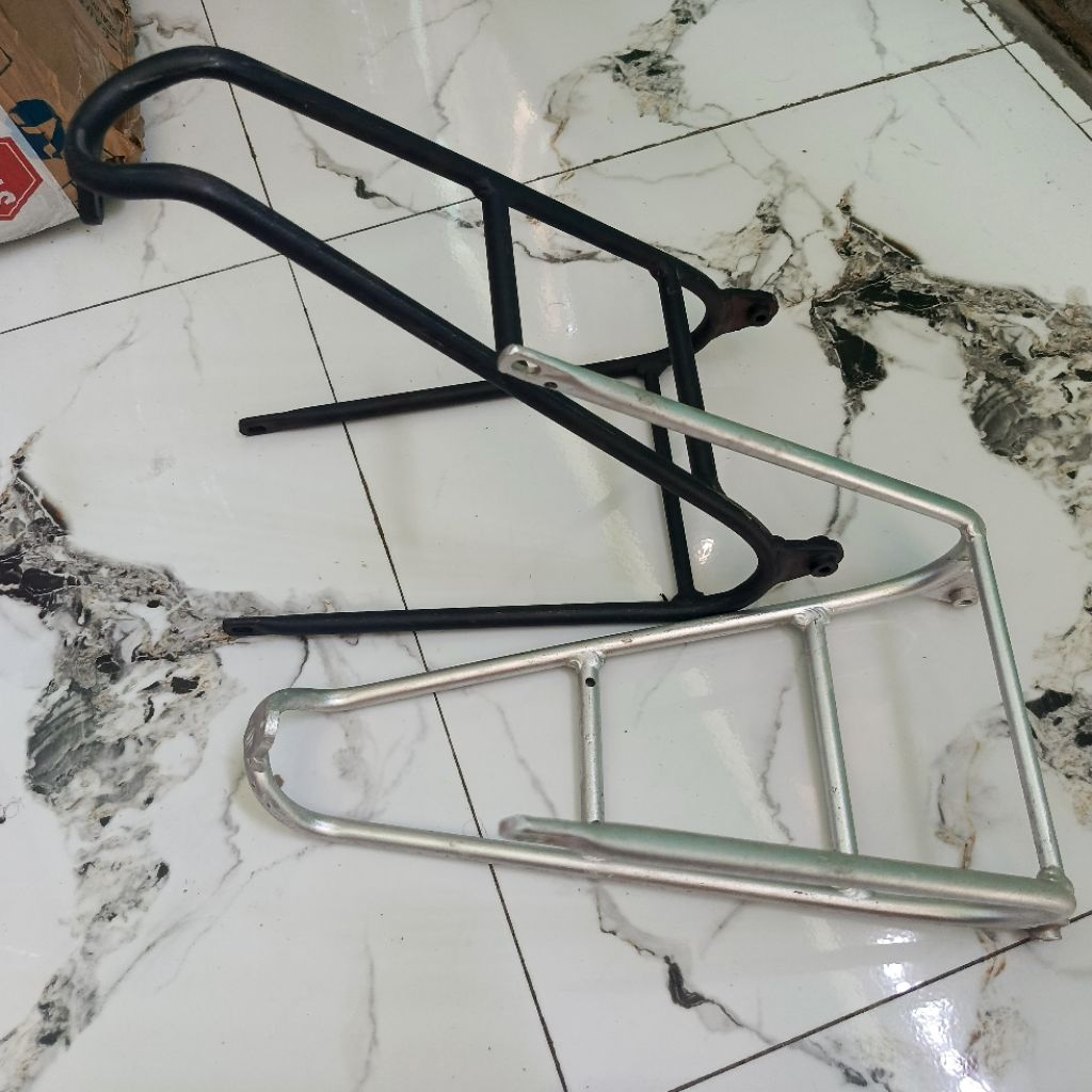 Rack rear mini rak belakang sepeda Pikes gen 1, 3sixty, brompton Alloy BACA DESKRIPSI
