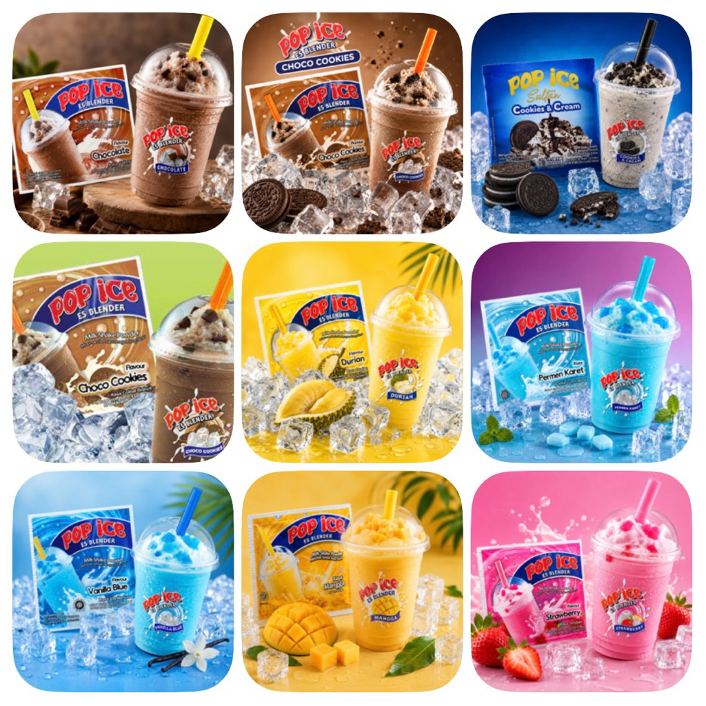 ANEKA POP ICE || POP ICE SUDAH DI BLENDER