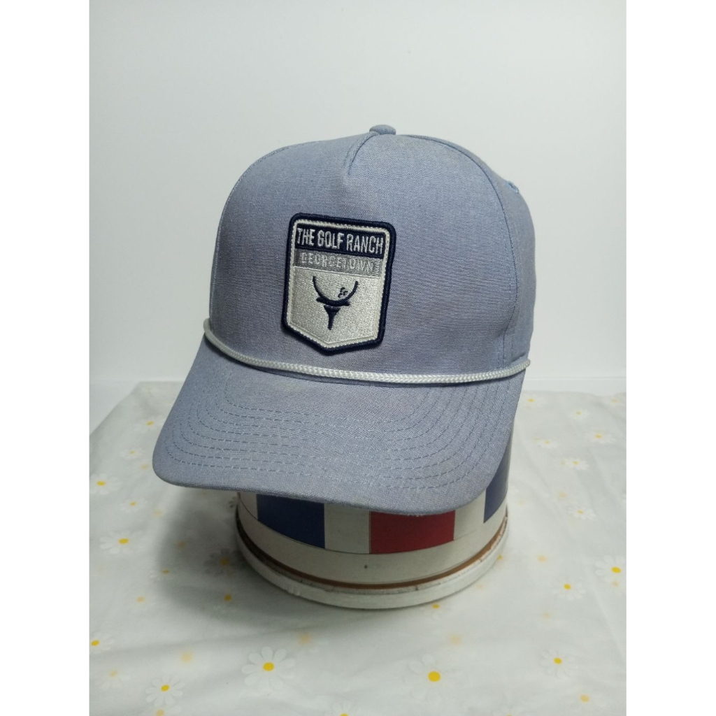Topi The Golf Ranch Georgetown Ropehat Grey Heather Tali Kapal