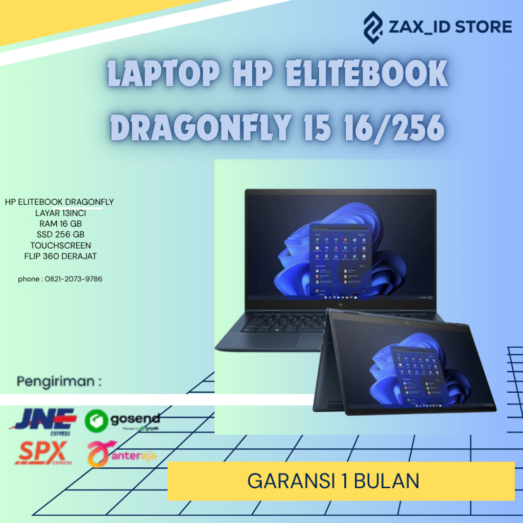 HP Elitebook Dragonfly 2in1 Touchscreen Intel Core i5