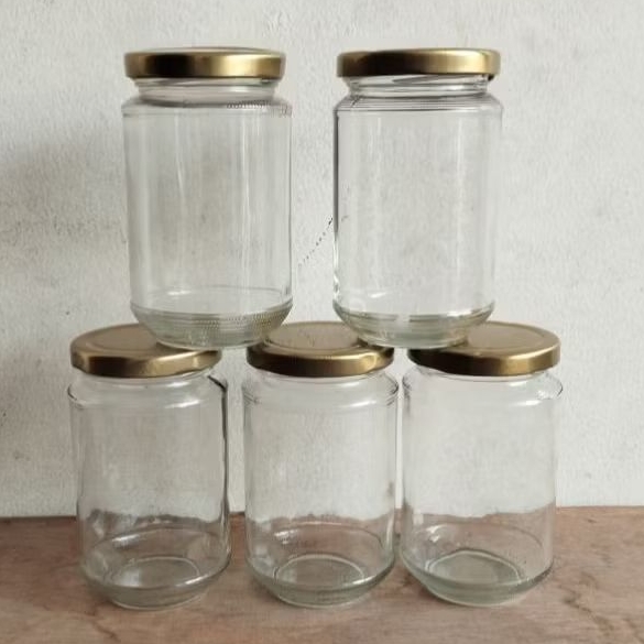 Jar 330, Toples Kaca 330ML, Jar selai 330ml, Toples Madu 330ml, Toples Bumbu 330ml