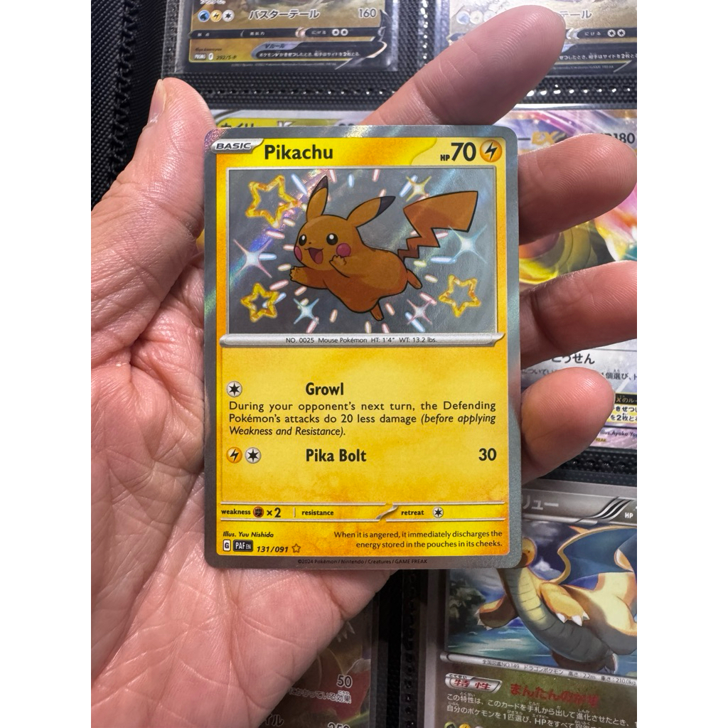 Pikachu PAF 131/091 Baby Shiny - Kartu Pokemon English