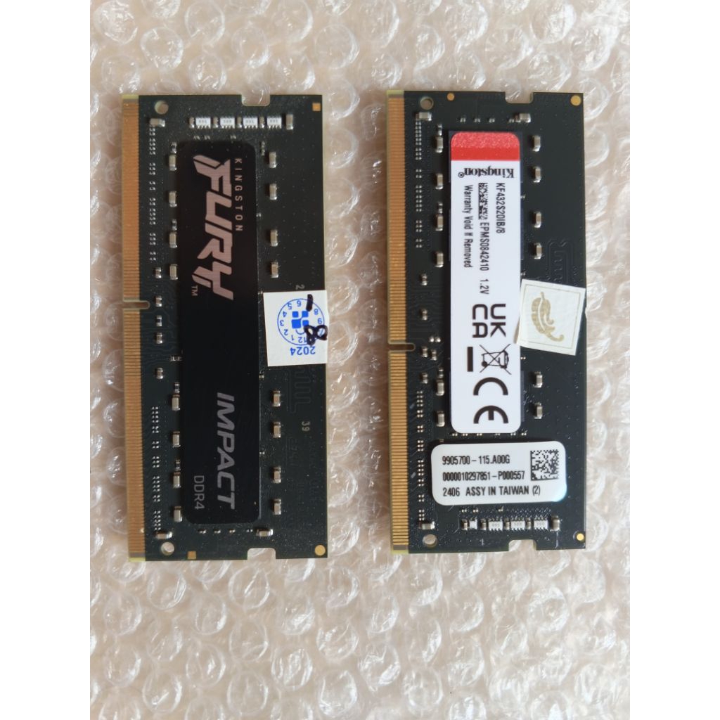 Kingston FURY Impact DDR48GB 1G x 64-BitDDR4-3200 SODIMM