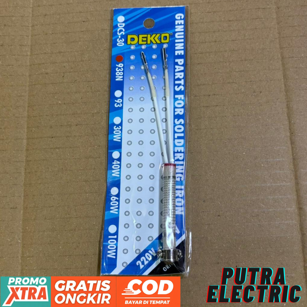 ELEMEN SOLDER 938 - N 25~80 WATT DEKKO ORIGINAL ASLI