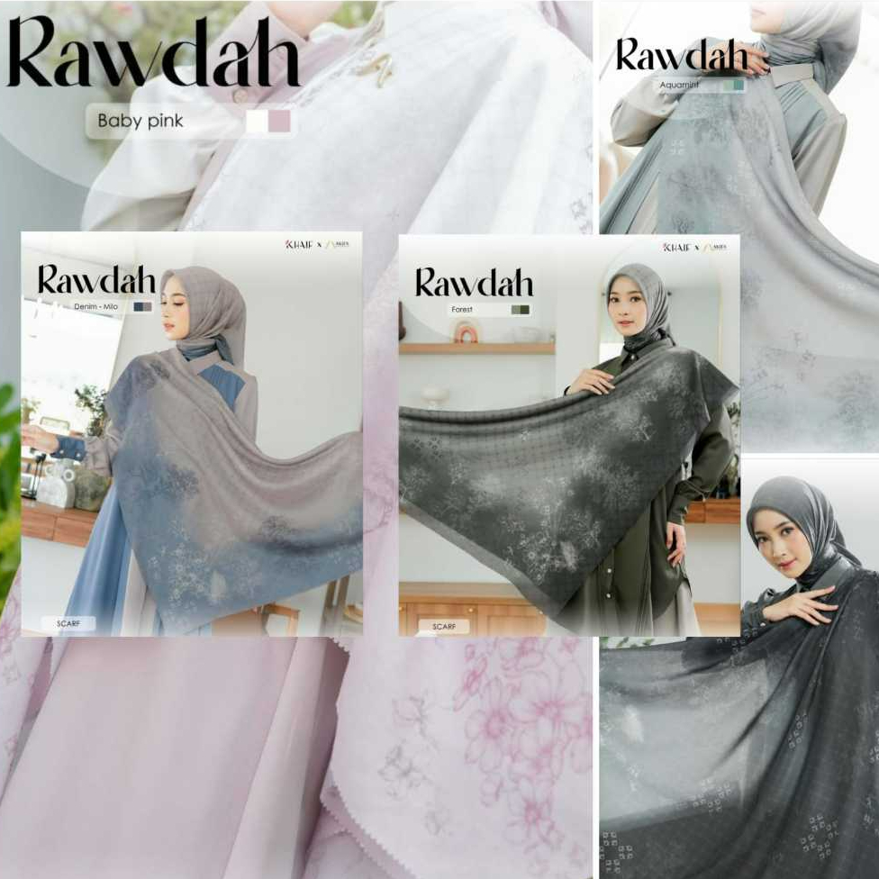 HIJAB MURAH RAWDAH  SCRAFT BY AKIFA