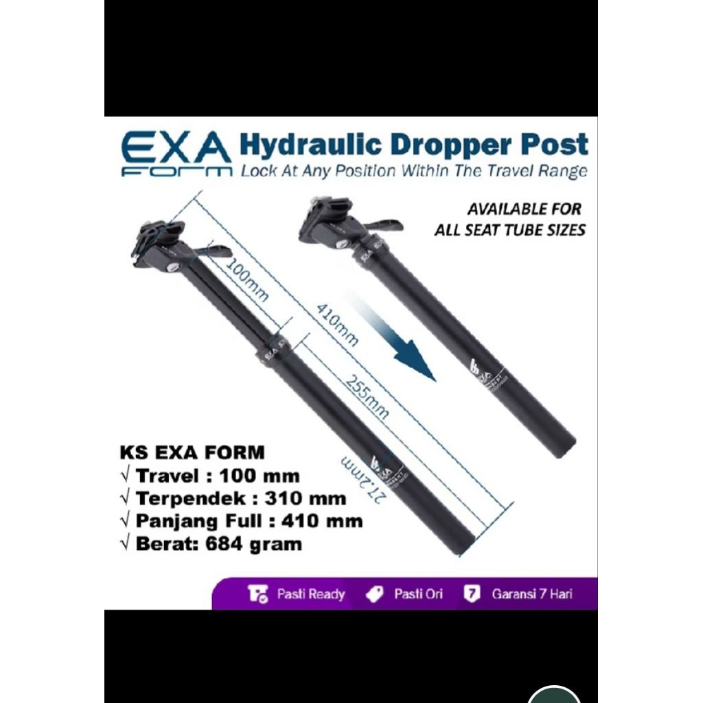 Dropper Exa size 27.2 travel 100 seken 98%