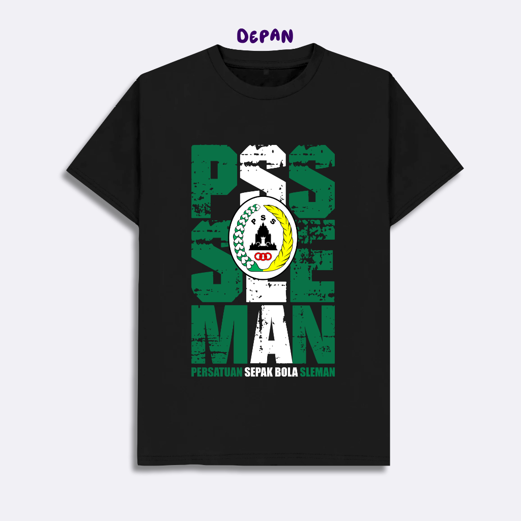 Kaos PSS Sleman Logo Baju Distro Casual PSS Sleman