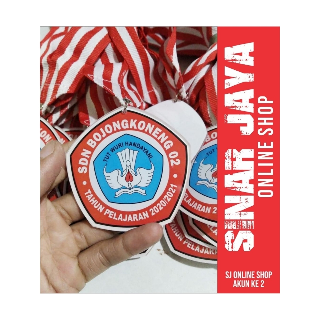 MEDALI AKRILIK MEDALI WISUDA MEDALI KELULUSAN MEDALI MURAH MEDALI 2 SISI MEDALI SD MEDALI TK