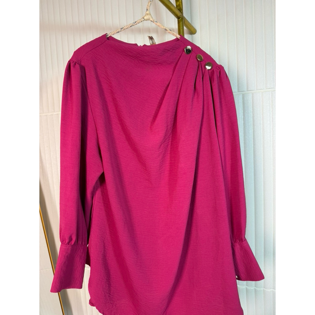 Blouse Vanillahijab-Pink Fanta
