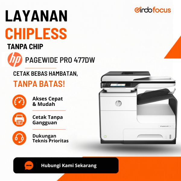 Program Chipless Printer HP PageWide Pro 477dw  - Indofocus