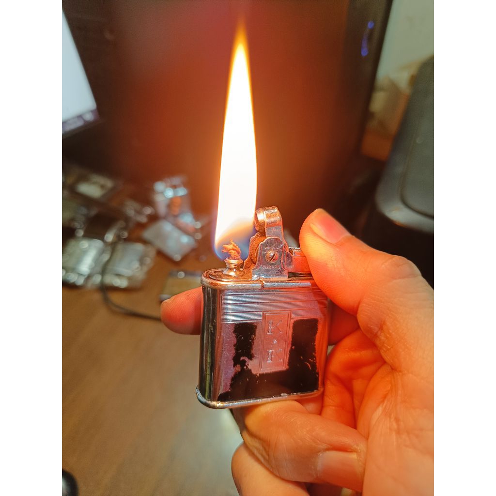 Ronson Whirlwind - Vintage Lighter Made in USA, 1950's Korek Art Deco Vintage Antik