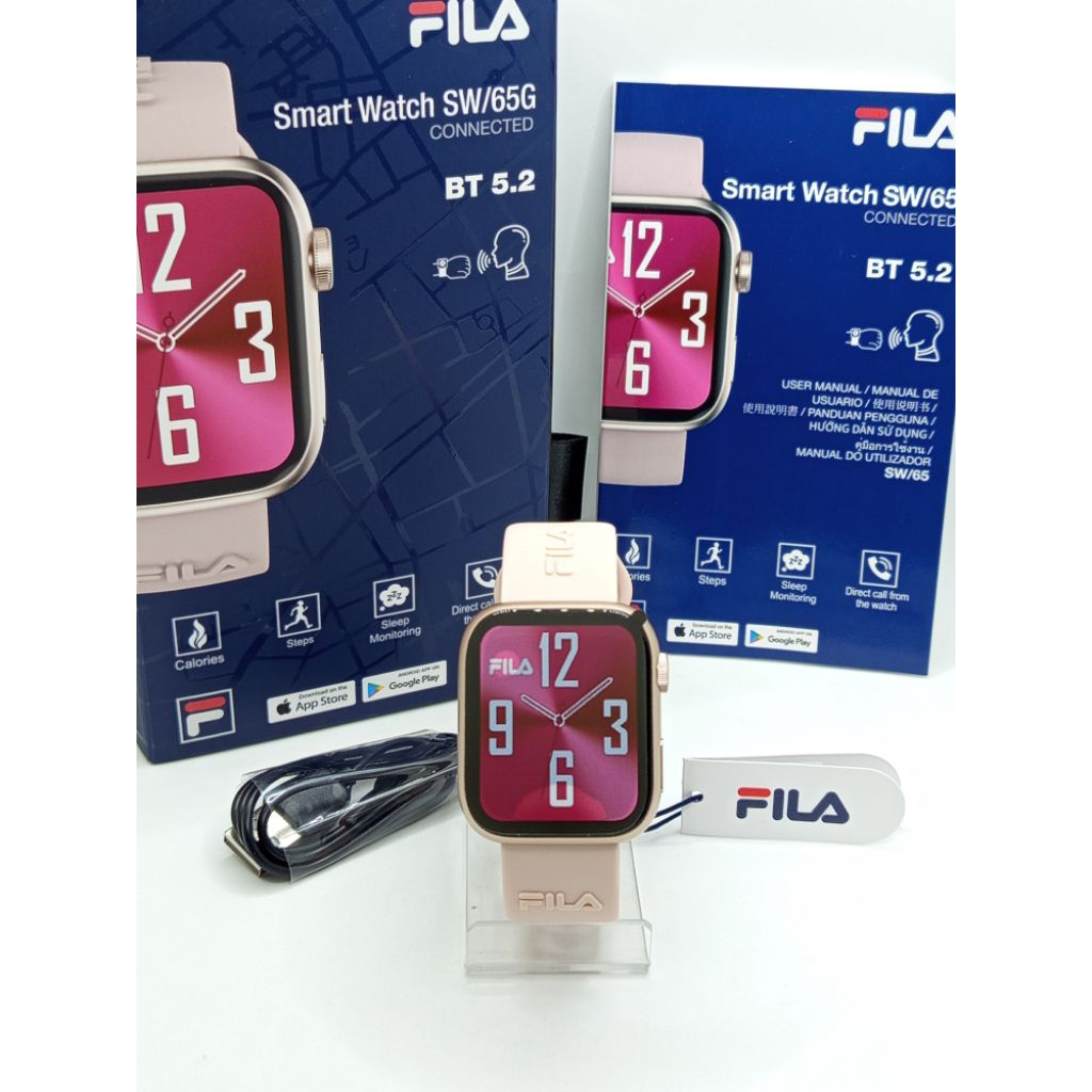Jam tangan  FILA smart watch SW/65G PINK garansi resmi 1thn 100% original