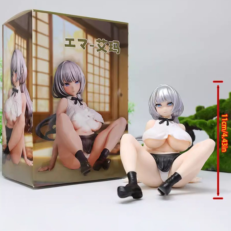 PVC Figure Semi Castoff Emma Bfull FOTS JAPAN Sister Ouko / Mimaki Hanon Action Model Sexy Anime Toy