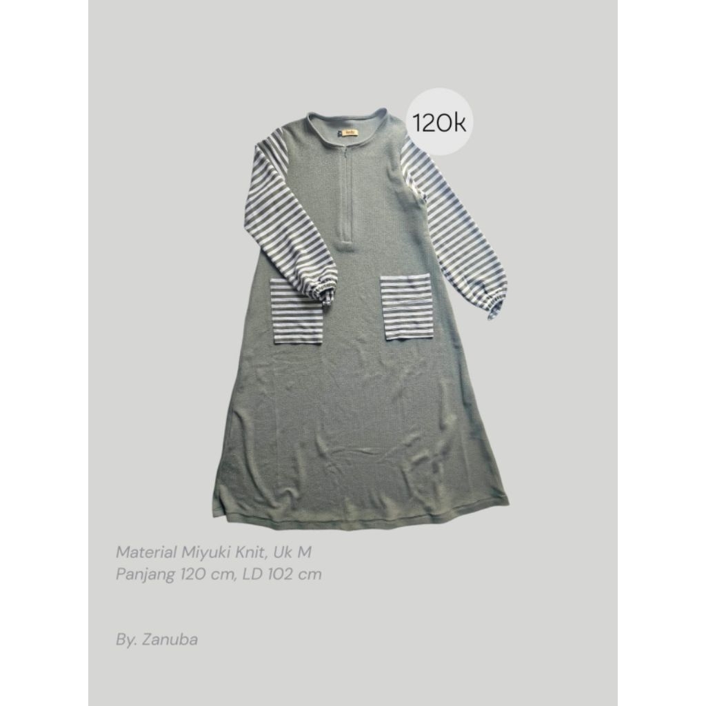Gamis Knit Salur by Zanuba (Preloved)
