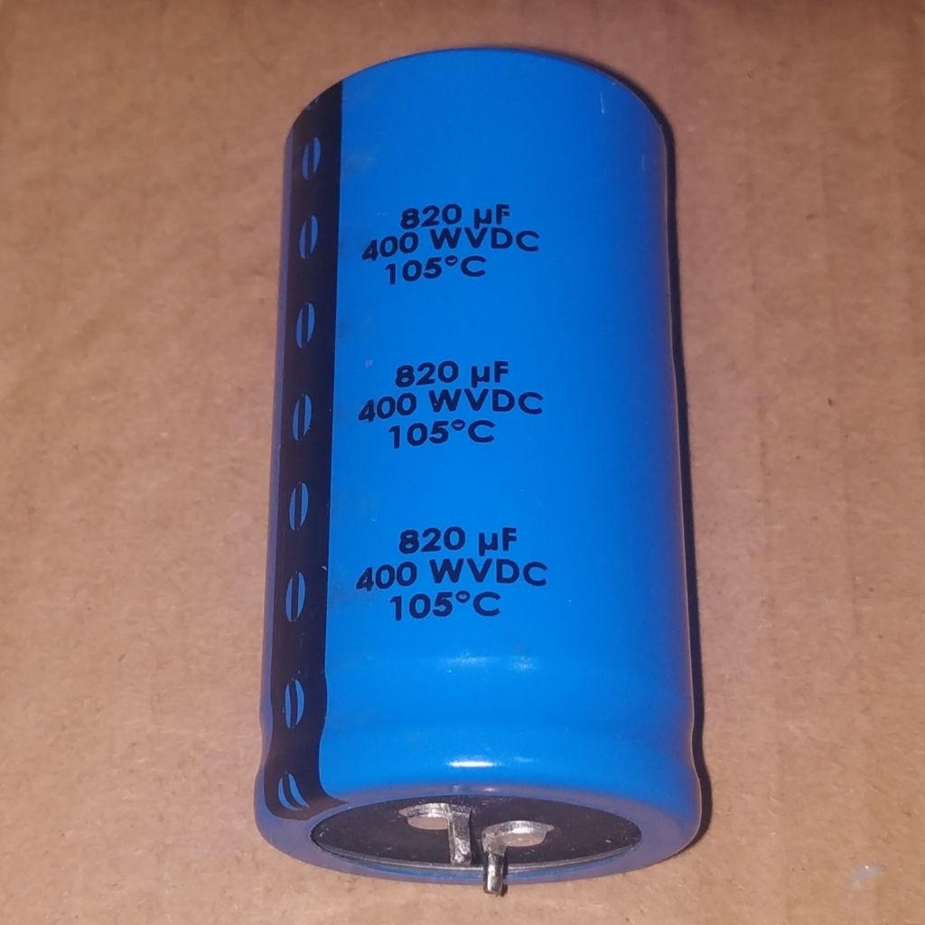 C Elko Elco 820uF 400V 820 uF 400 V CDM USA