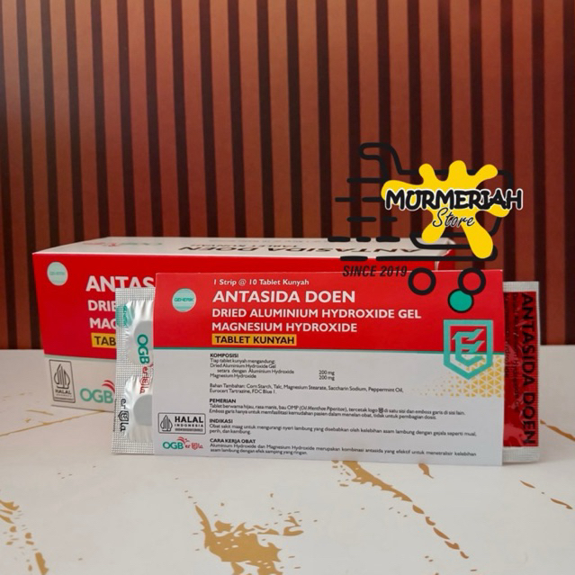ERELA ANTASIDA DOEN BOX 100 tablet-Obat Maag & Lambung