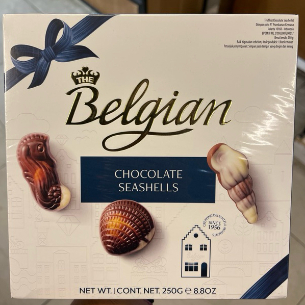 BELGIAN CHOCOLATE SEASHEELS 250 Gram | Coklat The Belgian Chocolate Seashells 250g | Cokelat Import