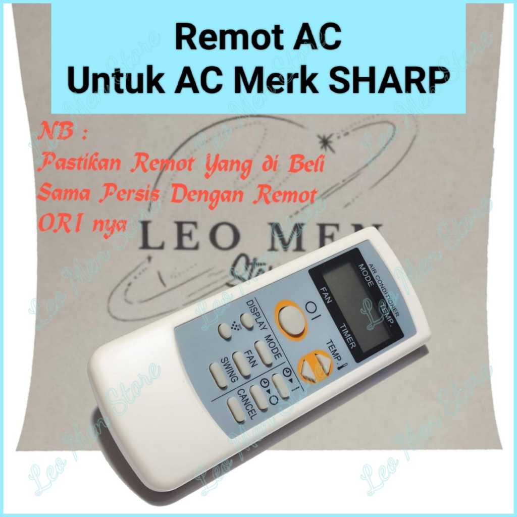 Remot AC Multi~Remot Multi AC SHARP~Remot Untuk AC Merk SHARP