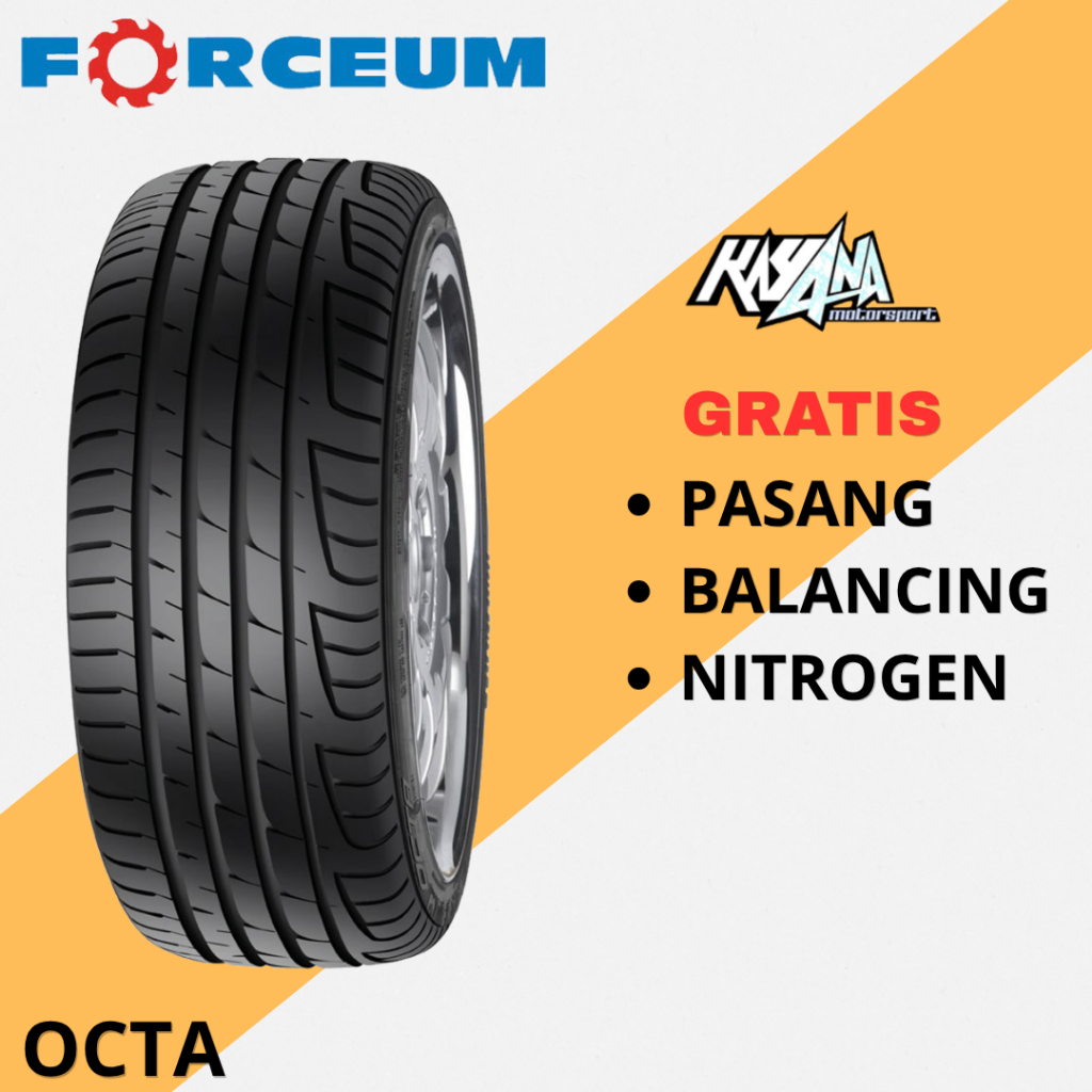 Ban Forceum Octa 185/55 R16 | Ban Mobil Honda Jazz 185 55 R16 Forceum Octa