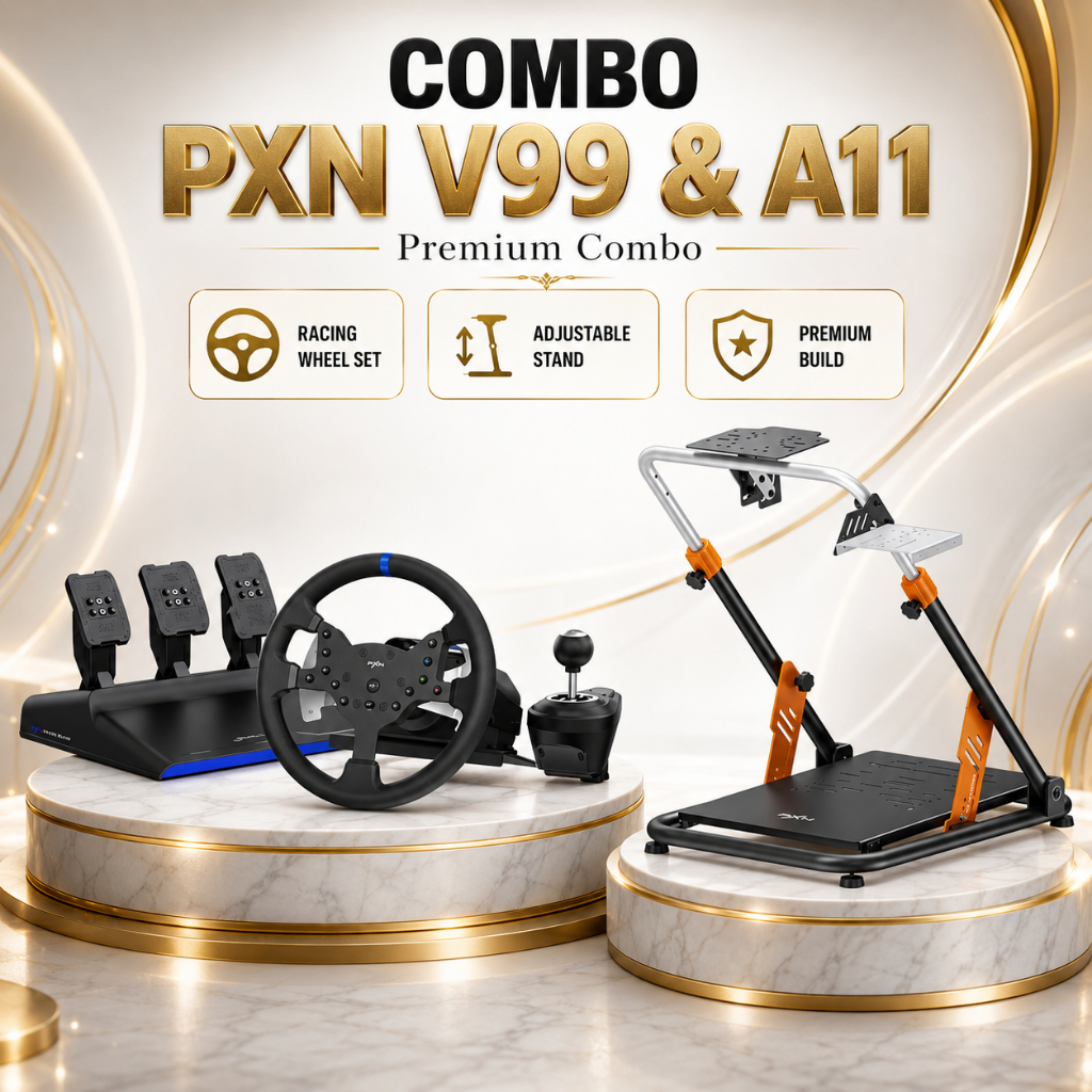 COMBO PXN V99 Steering Wheel with PXN A11 Wheel Stand
