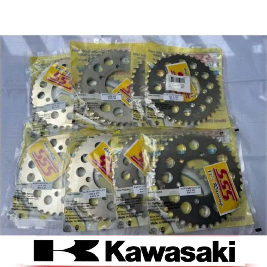 Gear SSS Original Gear belakang SSS 428 Ninja S Ninja R Ninja RR #GearSSS#GearNinja#GearNinjaSSS#