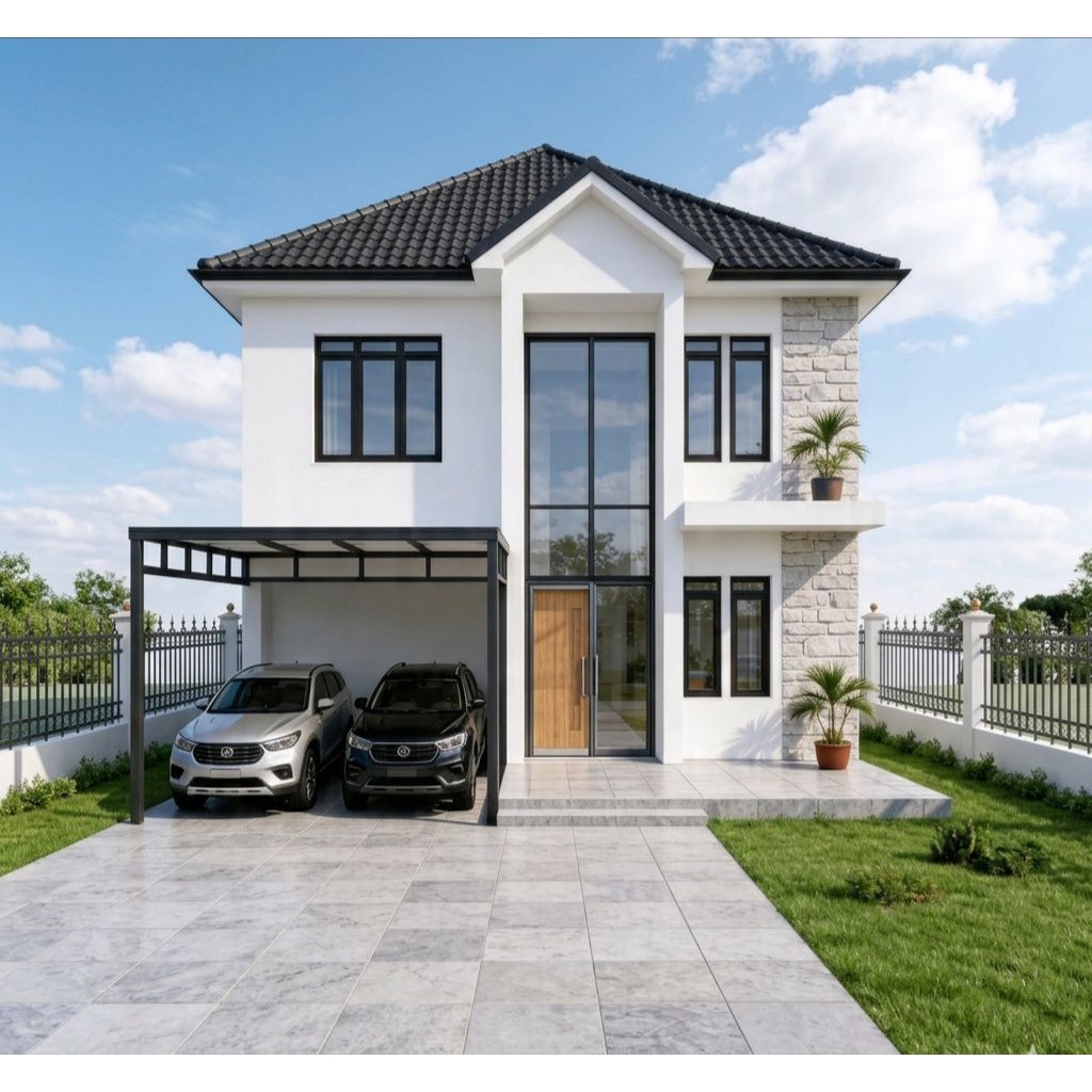 jasa desain rumah minimalis 2 lantai