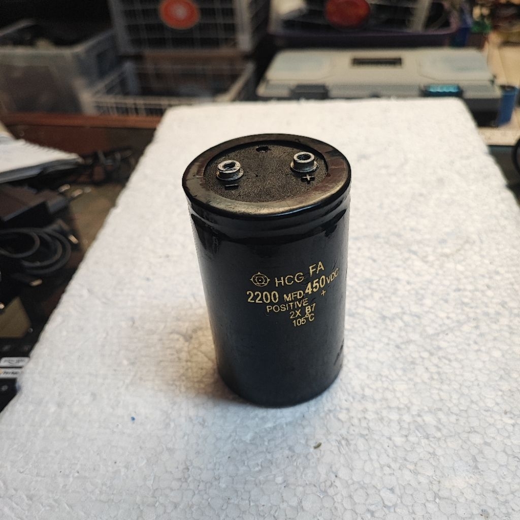 Condensator Elco HITACHI HCGFA 2200uF 450VDC