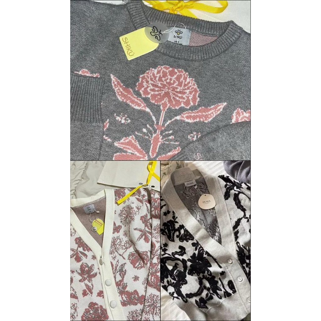 Shiku - Willow Sweater, Mirelle Cardigan,Duma ariel cardigan [BACA DESKRIPSI]
