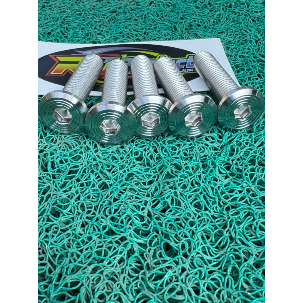 Baut L stainleis M10 drat halus ( drat 14 halus 1,25)