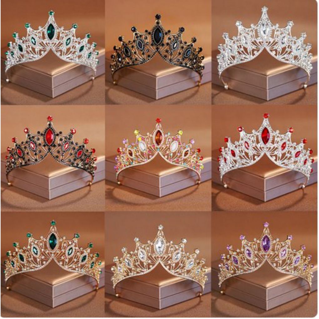 Mahkota Berlian Mahkota Rambut Mahkota Tiara