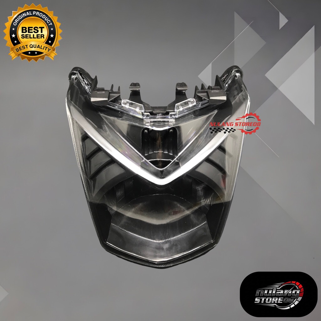 reflektor lampu depan beat fi smoke custom reflektor beat fi 2012 sampai 2016