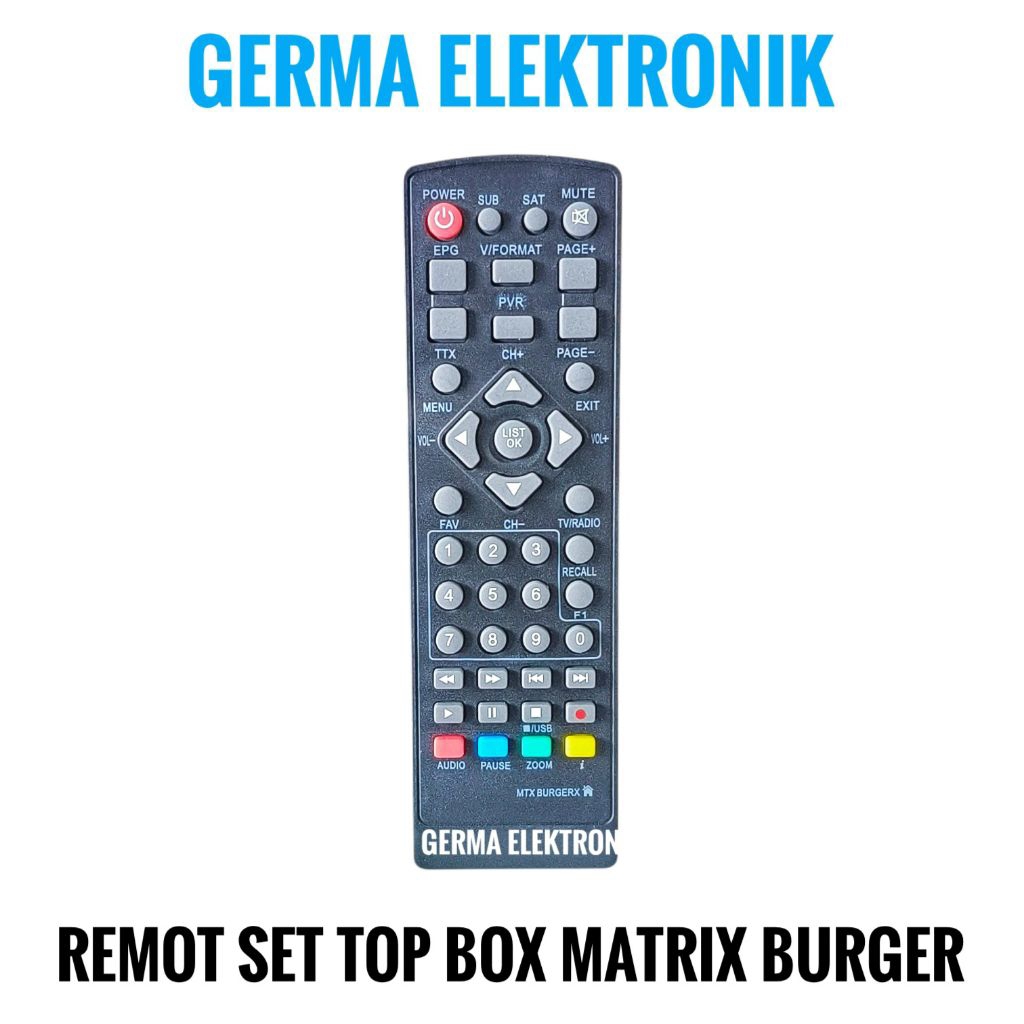 Remot set top box matrix burger remot stb matrix burger