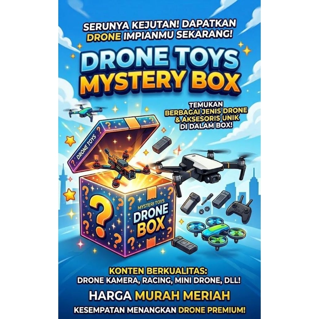 mystery box drone murah asli