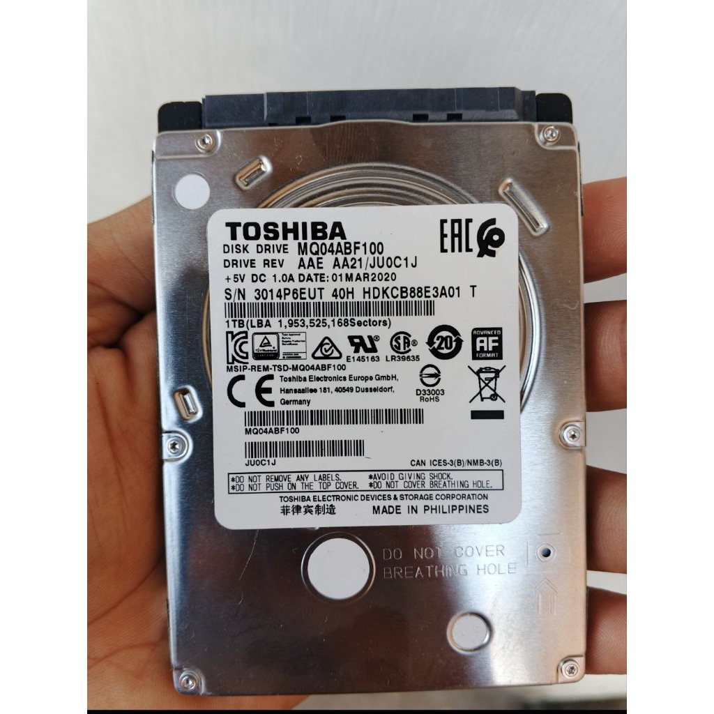 hardisk laptop 1TB