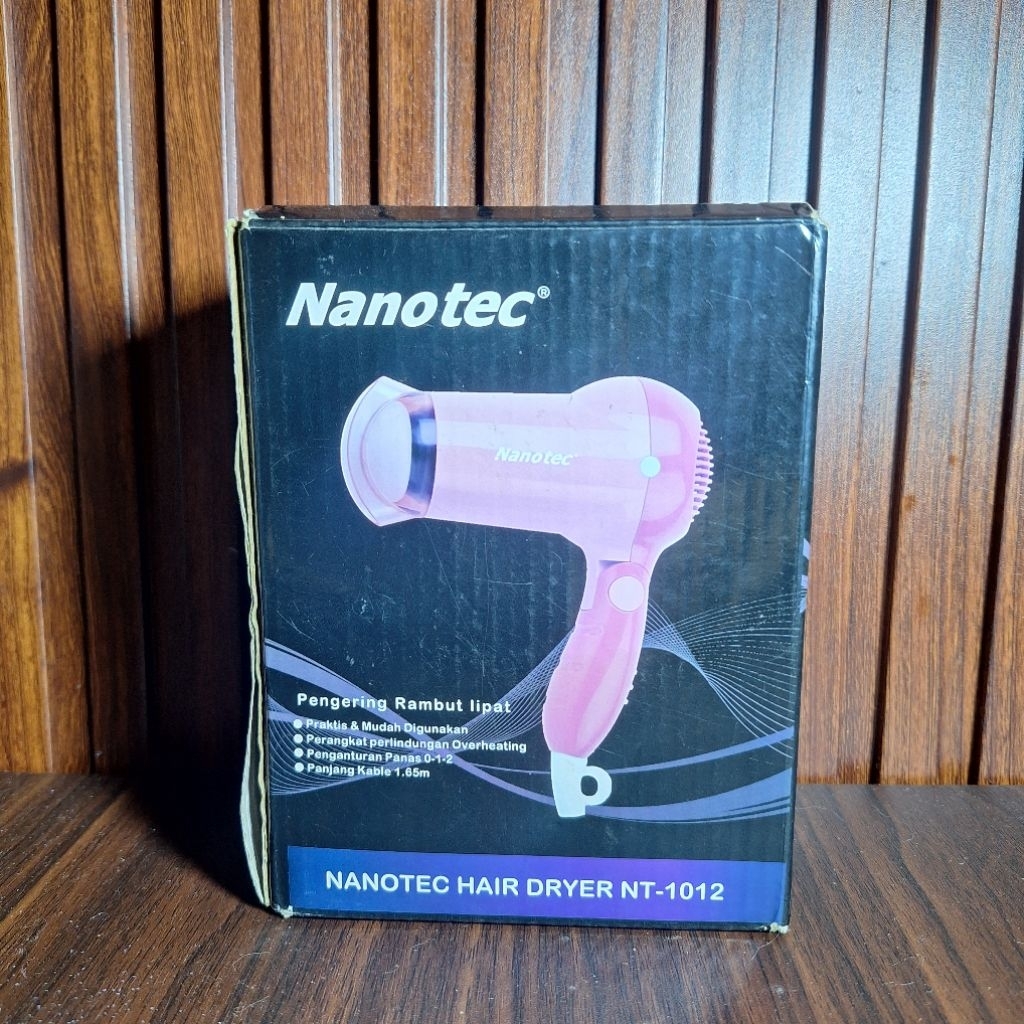 Hair dryer Nanotec traveling friendly