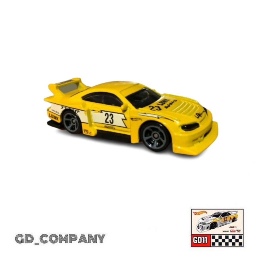 Hotwheels Loose Nissan Silvia S15 LBWK Kuning