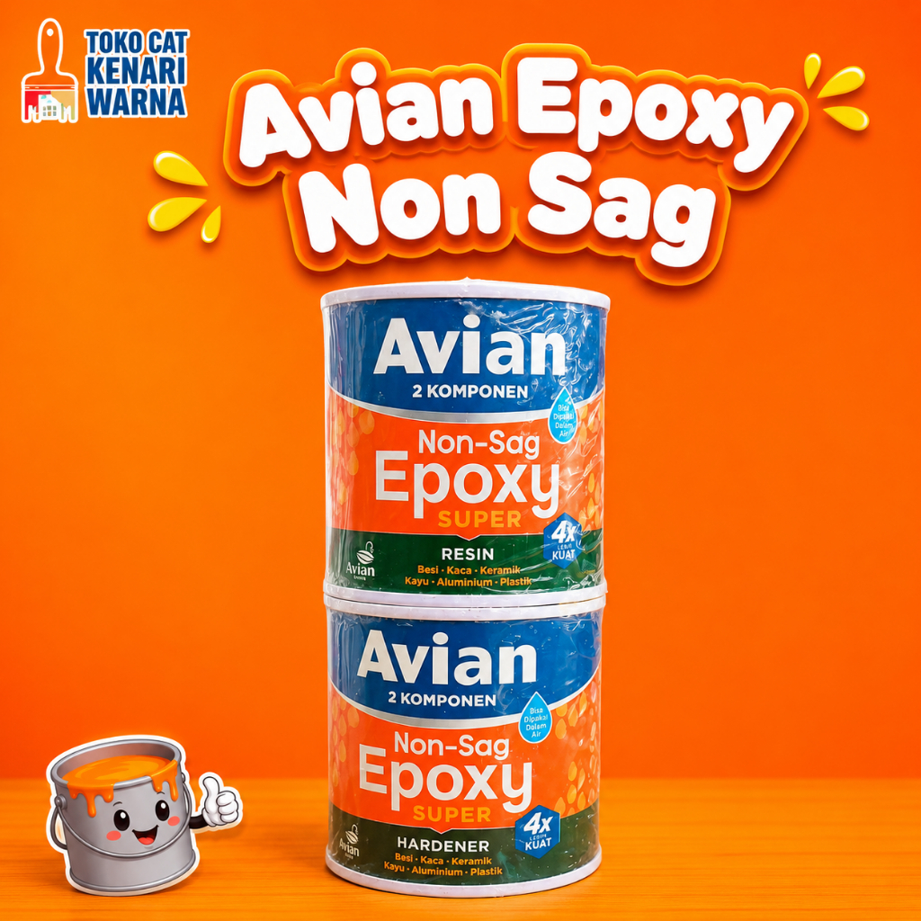 Avian Epoxy Non Sag  Set - Non Sag Epoxy 2 Komponen