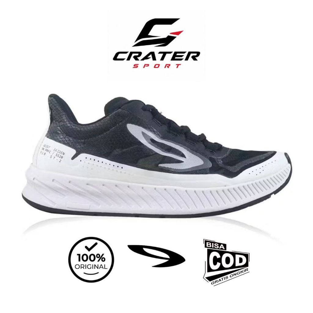 Crater - 910 Nineten Geist Ekiden - Hitam/Putih