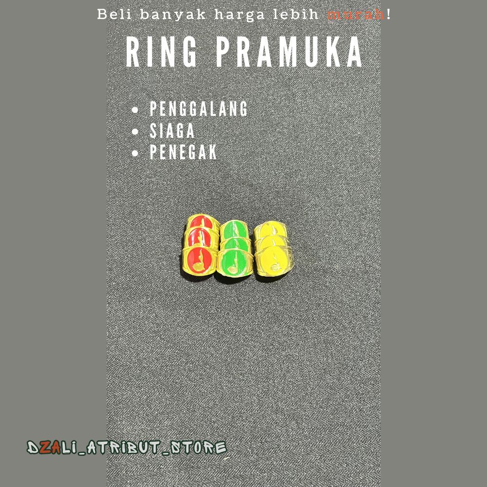 Ring Pramuka Seng 1 Kodi Isi 20 pcs Kacu Siaga Penggalang Penegak Grosir Murah