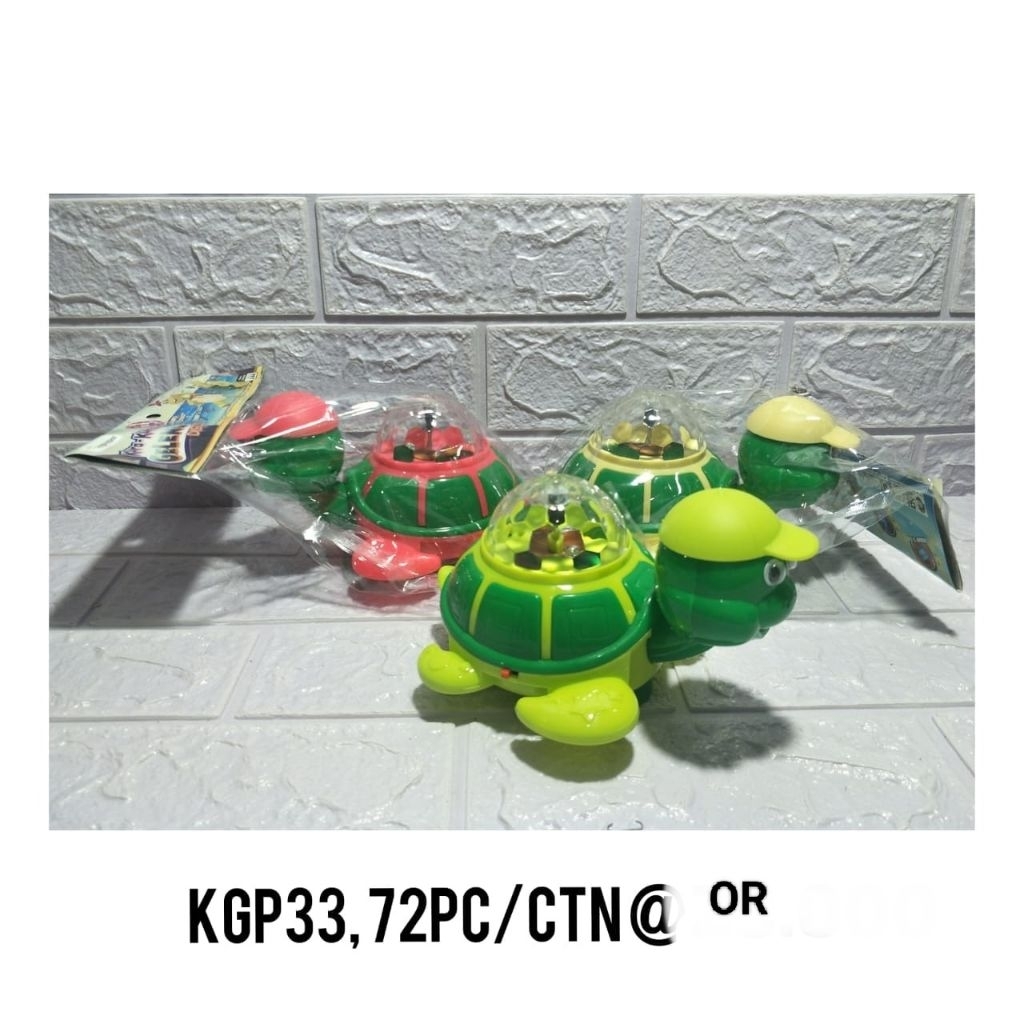 GAMA TOYS - MAINAN KURA KURA LAMPU DISCO KGP33