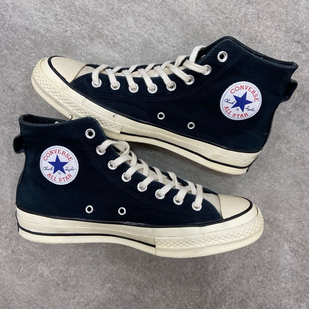 [Size 41.5] Rare Fear of God ESSENTIALS x Converse Chuck 70 S High ‘Black’ (167954C) Second Original