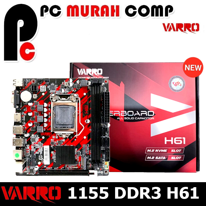 Motherboard Mainboard H61/B75/H81/B85/H110/H310-C VARRO M.2 SATA NVME