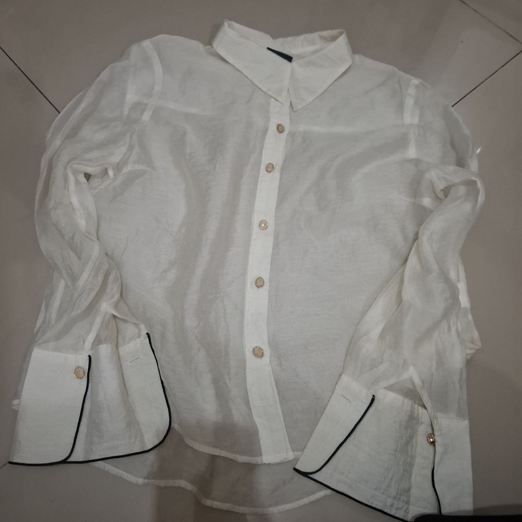 ONLY sheer shirt kemeja